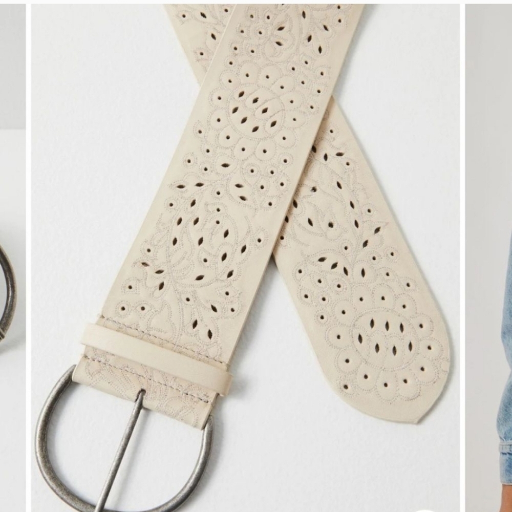 Free People Laurel Hip Belt in Sand Dune NWT S / M